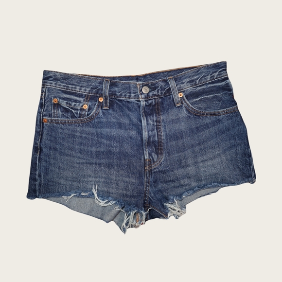 Levi's Pants - *SOLD* Levis 501 Mid-Rise Denim Cut Off Shorts - US 29